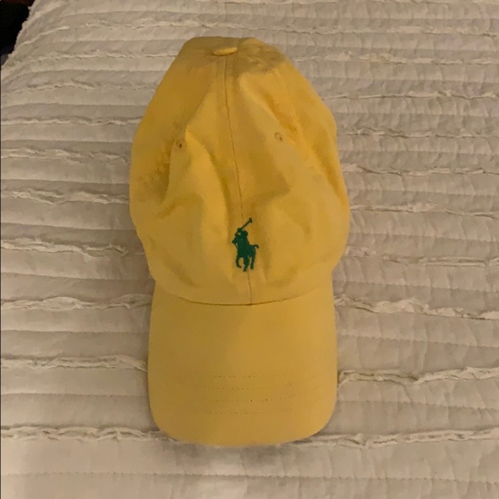 Yellow polo hat